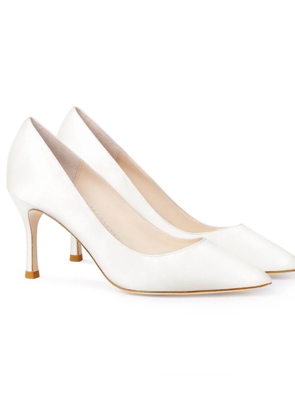 Diana Ivory Satin 3” Pump Bella Belle Bridal Shoe
